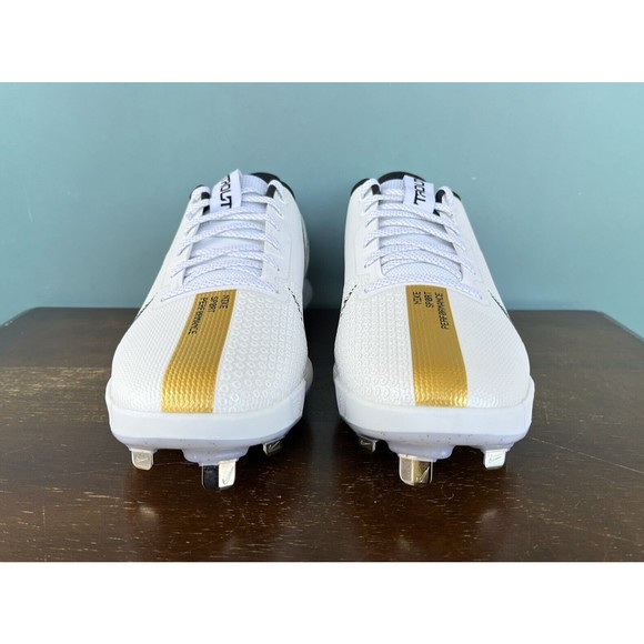 Nike Force Zoom Trout 7 Pro White/Gold Baseball Cleats Men’s Size 14 CQ7224-106 - Picture 6 of 11